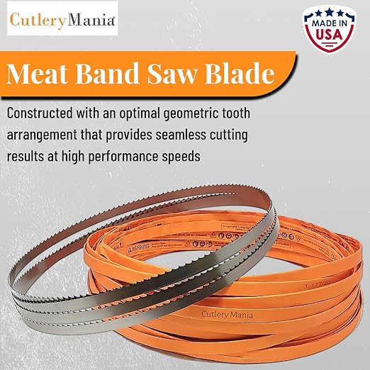 Cutlery Mania Band Saw Blade (Bone-in) 5/8x.022x3TPIx81 (4-Pack)