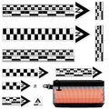 Maitys 12 Pack Archaeological North Arrow and Scale Set, Geology Photography Professional Measuring Scale Ruler with Case Archaeological Excavation Photo Reference Ruler for Artifact Documentation
