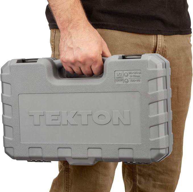 TEKTON 1/2 Inch Drive Hex and Torx Impact Bit Socket Set | SIB92312