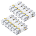 GliSun Soft Tape Measure 24 Pack Measuring Tape Bulk for Body Sewing Tailor Cloth Vinyl Measurement Craft Supplies,150cm/60inch Accurate Soft Double Scale Ruler-White