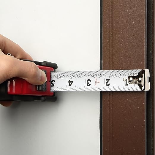 Mr. Pen- Retractable Tape Measure 25 ft, 2 Pack, Red, Easy Read, Steel Retractable Measuring Tape with Fractions, Ideal for Construction & DIY Projects