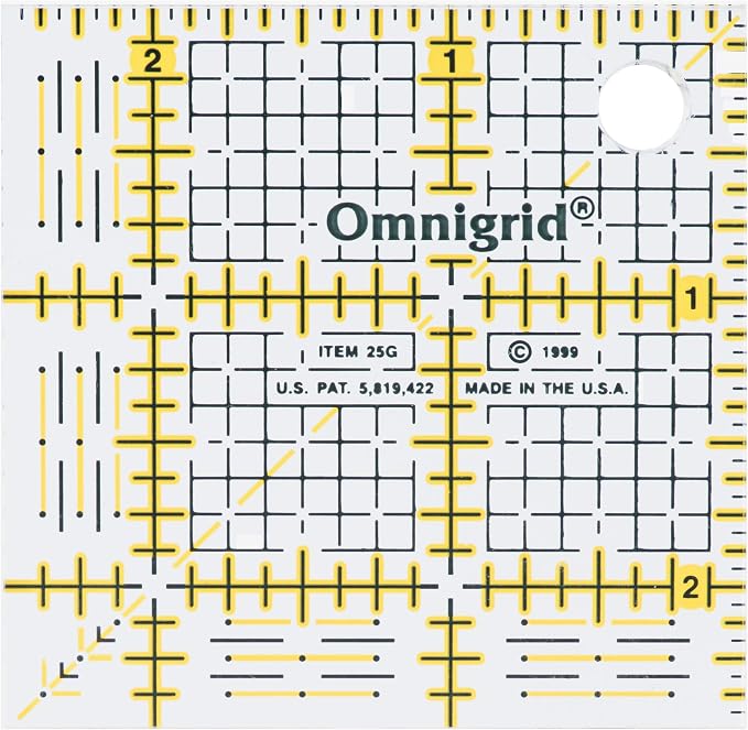 Omnigrid Square Quilting Ruler Value Pack (2-1/2", 4-1/2", 6-1/2")