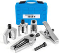 Orion Motor Tech 5pc Ball Joint Separator, Pitman Arm Puller, Tie Rod End Tool Set for Front End Service, Splitter Removal Kit (BL06)