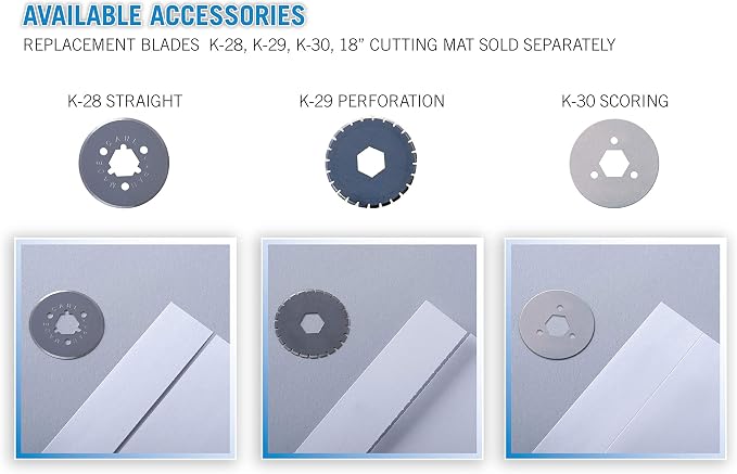 Carl 18 inch DC-2A3N Premium Rotary Paper Trimmer, Metal Base, 15 Sheet Cutting Capacity.