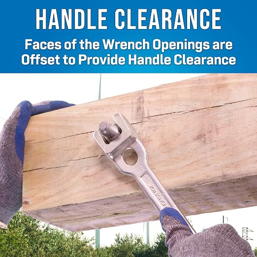 Jonard Tools JIC-650, Lineman's B Type Double Ended Wrench, 13" Length