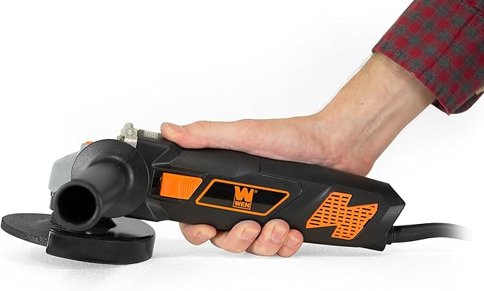 WEN 7-Amp Angle Grinder with 4-1/2-Inch Wheel and Reversible Handle (944)