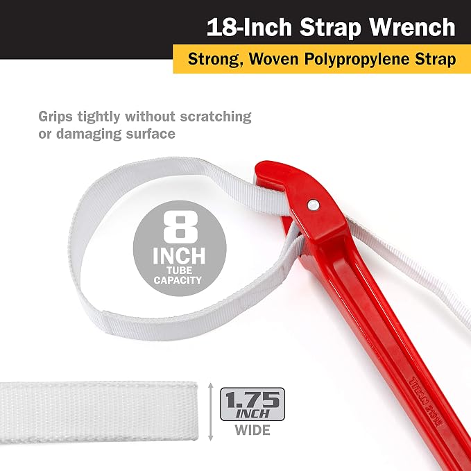 Titan 21316 18-Inch Strap Wrench