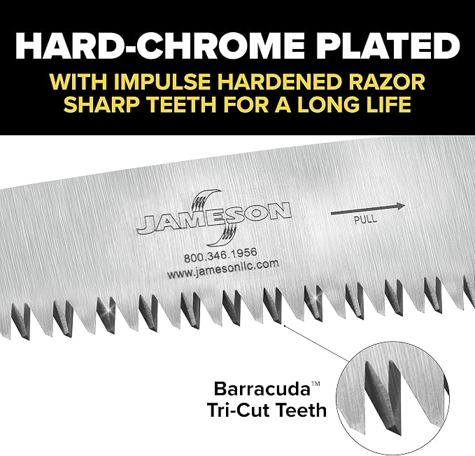 Jameson SB-16TE-3PK 16-inch Barracuda Tri-Cut Replacement Blade for Pole and Hand Saws 3-Pack