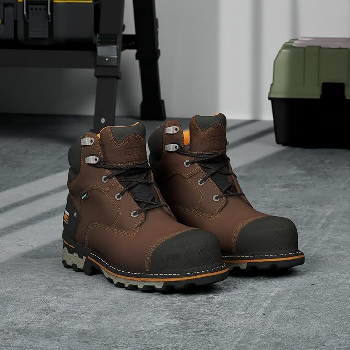 Timberland PRO Men's Boondock 6 Inch Composite Safety Toe Waterproof Industrial Work Boot