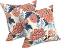 LVTXIII Outdoor Pillows 20x20 Inch, 2 Pack Large Decorative Square Throw Pillows with Inserts for Couch, Bed, Floor Seating, Patio Furniture, Vibrant Blossom