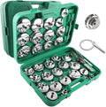 maXpeedingrods 35 PCS Auto Oil Filter Socket Wrench Set, 1/2" Drive | Oil Filter Cap Wrench Removal Tool Kit, for Volvo, for BMW, for Ford, for Toyota, for Honda
