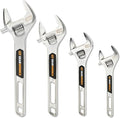 GEARWRENCH 4 Piece 6", 8", 10", 12" Chrome Adjustable Wrench Set | 89755
