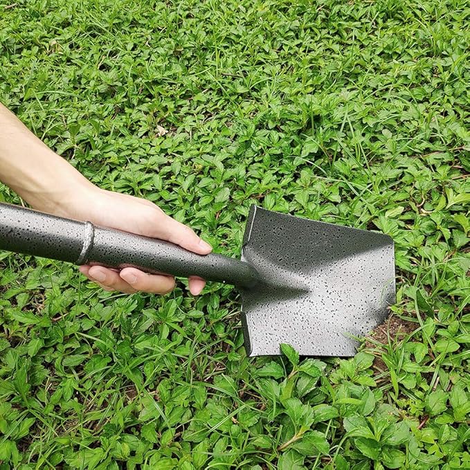 Small Garden Spade - Flat Short Shovels for Digging, Metal D Handle, 30 Inch Mini Hand Shovels, Heavy Duty