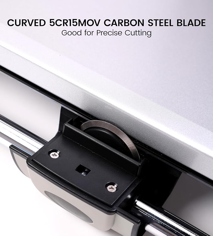 Rotary Paper Cutter, Heavy Duty Paper Trimmer 360mm(14.17") Cutting Length with Safety Blade Handle and Guides,15 Sheets Capacity,Ideal for Offices,Homes,Printing Shops,Photo Studios