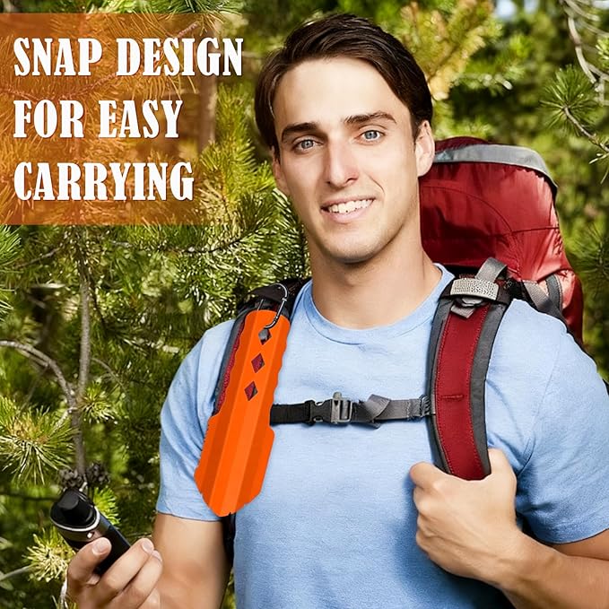 Camping Shovel Set, 3-in-1 Ultra-Light Aluminum Mini Shovel & 18.5'' Folding High Carbon Steel Shovel Ideal for Gardening, Hiking, Camping, Backpacking, Survival, and Emergency scenarios
