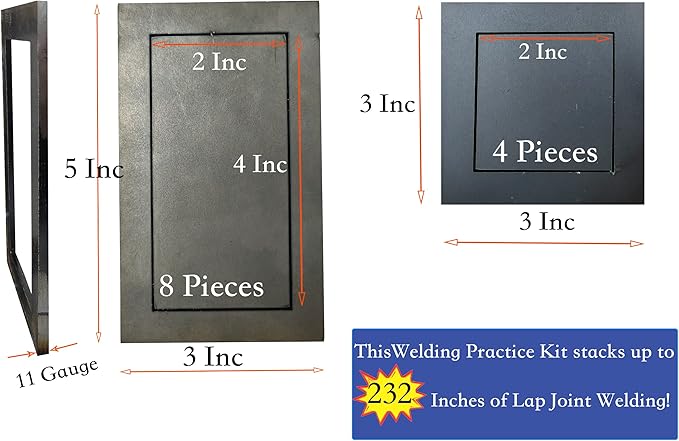 Welding Coupons With Welding Magnet. 42 PCS Welding Practice Kit For Beginners. Steel Plate Made Of 11 Gauge Premium Mild Steel. Welding Accessories Welding Kit Welding Supplies For MIG, TIG Stick