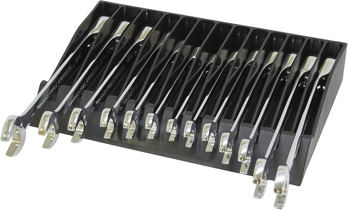 Lisle 40460 Pliers/Wrench Rack Black