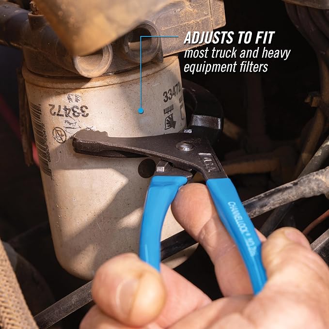 Channellock Oil Filter and PVC Plier 209 - Adjustable 4 Position Grip - 9-Inch