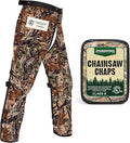 FORESTER Chainsaw Chaps for Men & Women | Apron-Style Chaps with Pocket & Adjustable Waist | Chainsaw Safety Equipment