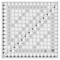Creative Grids Quilt Ruler 15-1/2in x 15-1/2in Square – CGR15 – Made in USA, Non-Slip Grip Acrylic Quilting, Sewing, Crafting, Patchwork Ruler for Measuring & Cutting Fabric