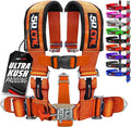 1pc Orange 5 Point Harness for Bucket Seat, Latch Release, 9 Color Options, Racing Harness 5 point, Race Car, UTV, RZR [6009A3]