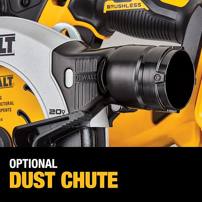 DEWALT DCS565BR 20V MAX Brushless Lithium-Ion 6-1/2 in. Cordless Circular Saw (Tool Only) (Renewed)