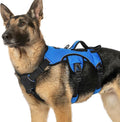 rabbitgoo Escape Proof Dog Harness for X-Large, No Pull with Lift Handle | No Escape, Full Soft Padded, Reflective Adjustable Vest, Leash Clip for Walking Hiking Training, Blue, X-Large