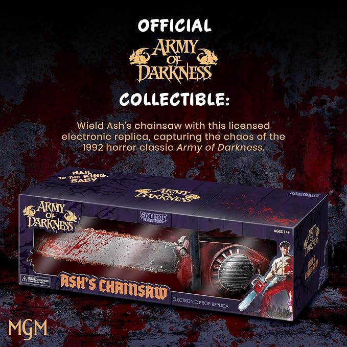 Army of Darkness Ash's Chainsaw 1:1 Scale Electronic Prop Replica | Officially Licensed Collectible