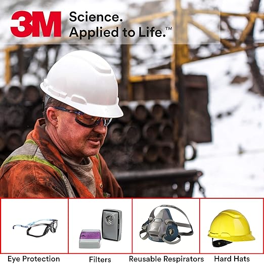 3M Safety Glasses, Virtua, 20 Pair, ANSI Z87, Unisex, Gray Hard Coat Lens, Gray Frame, Affordable Eye Protection, Lightweight, Wraparound Coverage, UVA, UVB, UVC