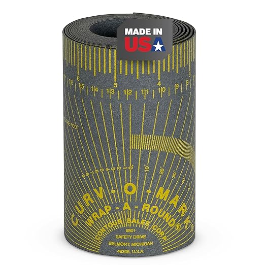 Jackson Safety Pipe Measuring Tool - Wrap-A-Round Tape Pipe Fitting Tool (Multiple Sizes and Heat Ratings)
