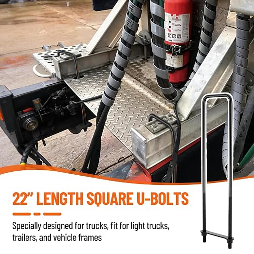 22 Inch Square Bend U-Bolt Kit for Truck Chassis