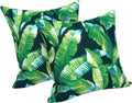 LVTXIII Outdoor Throw Pillows, Decorative Throw Pillows with Inserts, 20"x20" Square Pillows for Bed, Couch, Sofa and Patio Furniture, Set of 2, Hanalei Lagoon