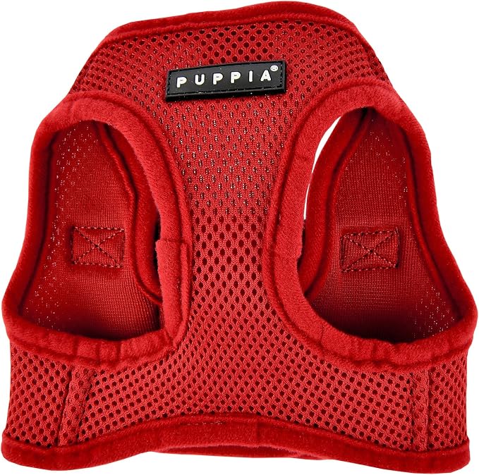 PUPPIA International PUAH305WNSM Soft Harness B Vest, Small, Wine Red