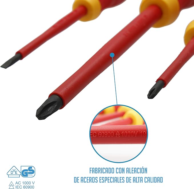 Ferrestock FSKDES106 Screwdriver Set of 6, FSKDES106E