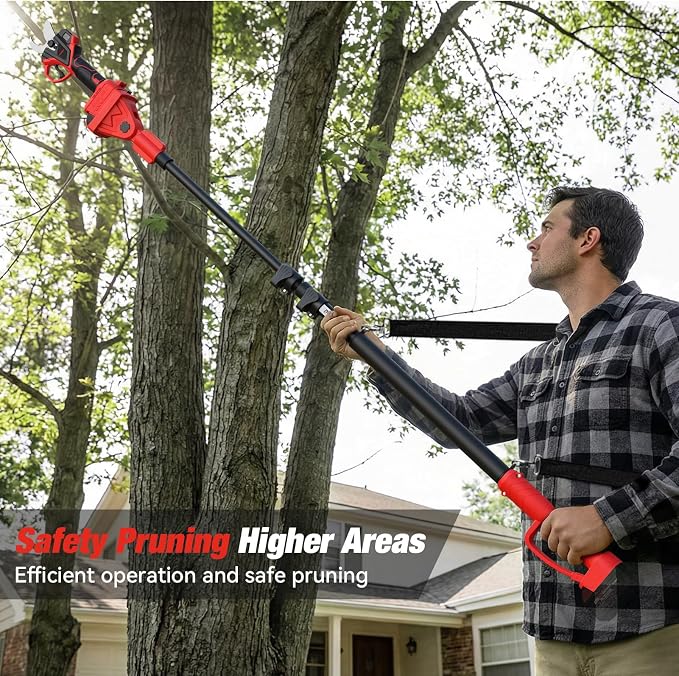 2-In-1 Electric Pruning Shears for Mwkee M-18 Battery, 1.6" Cutting Diameter Cordless Pole Pruners 18v - Brushless Motor, 4 Modes Electric Pruning Shears for Gardening & Tree Trimmer (No Battery)