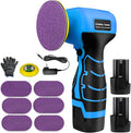 16.8V Cordless Electric Sander with 36PCS Sandpapers, 3500 RPM, 2Pcs 3.0Ah Batteries, Lightweight & Compact Design for Wood, Metal, Paint Removal, and DIY Projects
