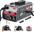 AWT MIG Welder 140Amp, Flux Core MIG Welder/Stick 2 in 1 Welding Machine, Welder Machine 110V With Synergy IGBT Inverter, Portable Gasless Welder Equipment