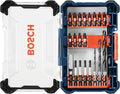 BOSCH DDMS20 20-Piece Assorted Impact Tough Drill Drive Custom Case System Set for Drilling and Driving Applications