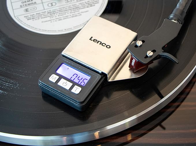 Lenco TTA-12IN1PRO Professional Turntable Care Kit | Record Anti-Static Brush | Stylus Force Scale | Cartridge Azimuth and VTA Protractor
