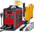Welding Machine, Upgraded MMA-250A 110V Welder Machine,Portable Stick Welder IGBT Digital Display LCD,Home DIY Arc Welder,Hot Start Arc Force Anti-stick Mini Welder
