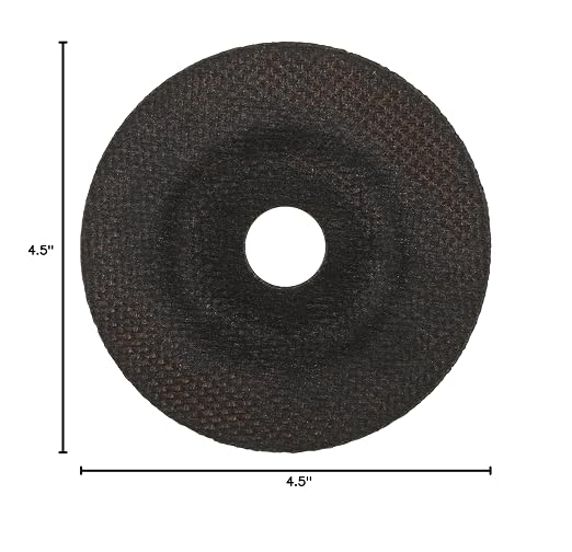 Weiler 57041 4-1/2 Inch Cutting Wheel, Tiger AO Steel/Metal Long Life Performance Cutting, .045" A60T Type 27 7/8" Arbor, Pack of 25