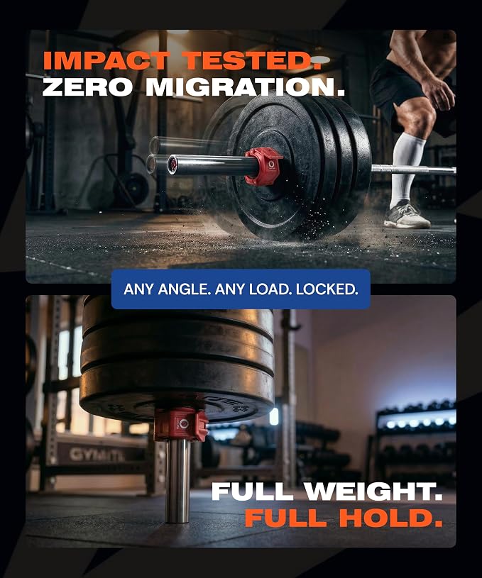Lock-Jaw OLY 2 Barbell Collars & Clamps, 2"/50mm Olympic Bars