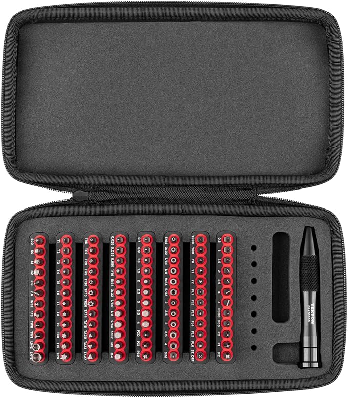 TEKTON 4 mm Precision Bit Driver and Bit Set with Case (97-Piece) | DBA93100