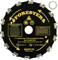 FORESTER Carbide Tip Chainsaw Brush Cutter Blade - 7in x 14 Teeth | Fits Most Straight Shaft Trimmers | Conversion Kit Sold Separately