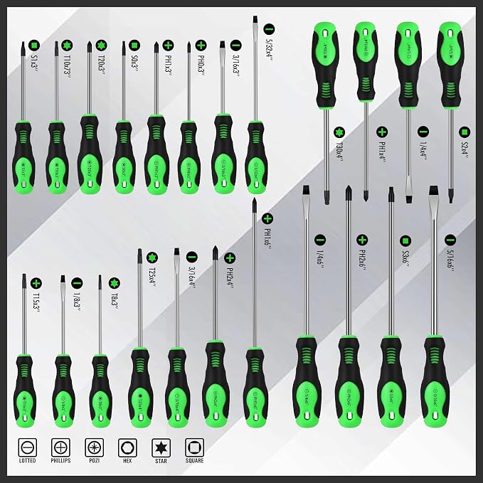118-Piece Magnetic Screwdriver Set with Plastic Racking, Precision Screwdrivers, Magnetizer, Demagnetizer, Nut Drivers, Ratchet Handles, Allen Keys, Sockets & More - DIY Tools & Gift for Men