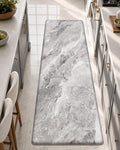 Color&Geometry Marble Kitchen Mats for Floor 24x87, Non Slip Wide & Large Kitchen Runner Rug, Easy Clean, Oil & Water Resistant, Anti Fatigue Foam Standing Mat for Sink, Laundry, Office, Grey
