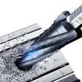 GRENPRO Step Drill Bit, 1/8"-1/2" Four Spiral Flute Cobalt Step Drill Bit, 1/4" Hex Shank Step Bit for Stainless Steel, Metal, Aluminum, Copper,Aluminum, Wood, PVC
