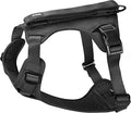 TUG Grab Dog Harness with Built-in Magnetic Traffic Leash (Small/Black) | Padded Magnetic Traffic Handle | Dual Leash Clips | 4-Point Adjustable Fit | Durable Nylon