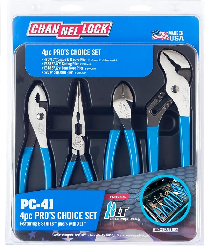 Channellock - 4Pc Pros Choice Set (PC-41)