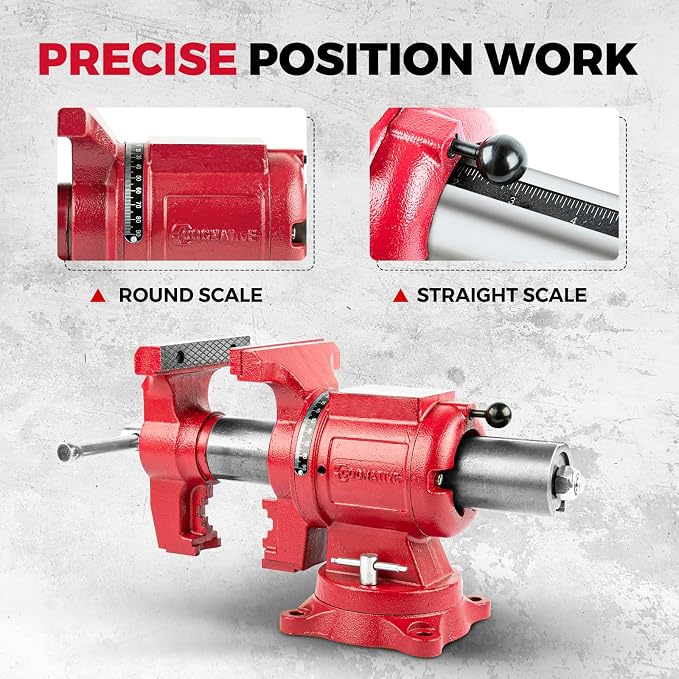 5” UPG 360° Positioning Bench Vise, 8800LB Force